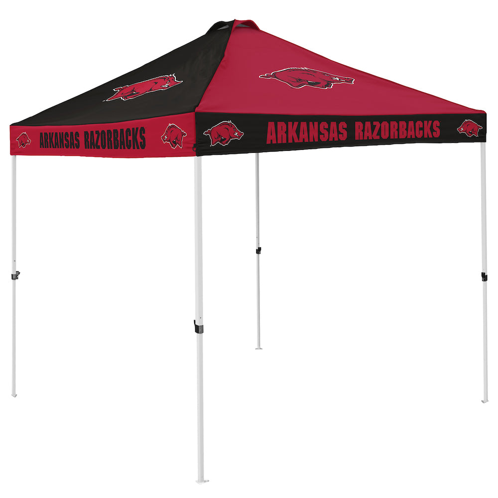 Arkansas Razorbacks checkerboard canopy