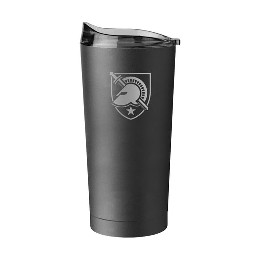 Army Black Knights 20 oz black etch travel tumbler