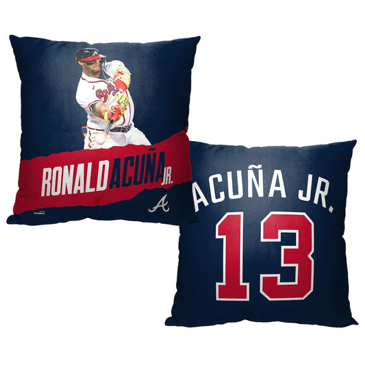 Atlanta Braves Ronald Acuna Jr. throw pillow