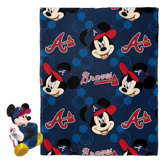 Atlanta Braves Mickey Mouse Hugger Toy