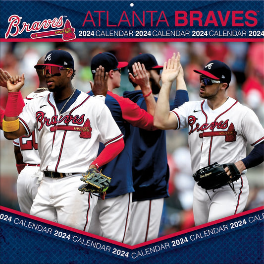 Atlanta Braves Team Photos Wall Calendar