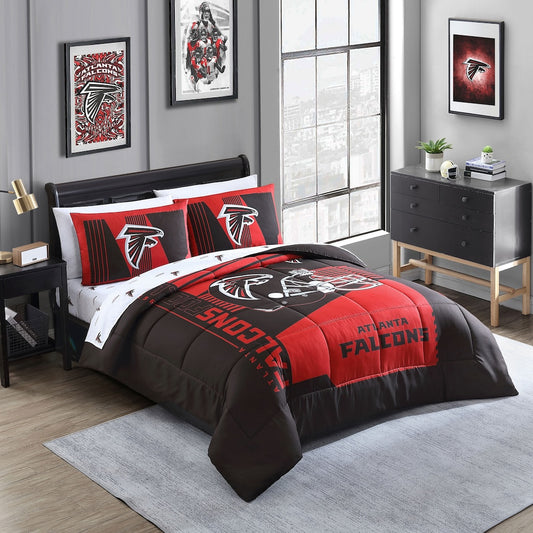 Atlanta Falcons queen size bed in a bag