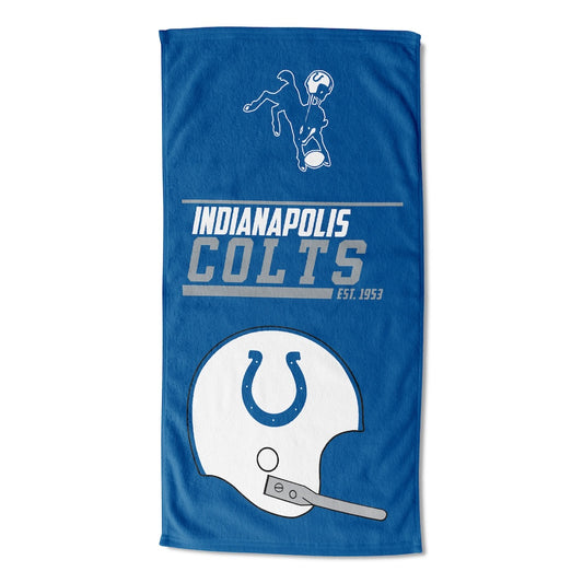 Baltimore Colts color block beach towel