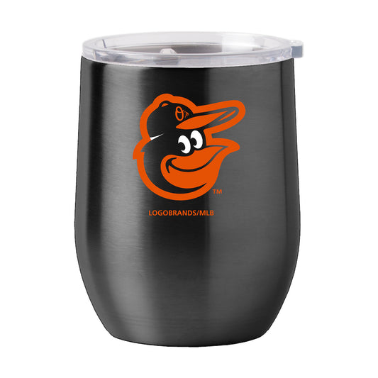Baltimore Orioles stainless steel curved drink tumbler