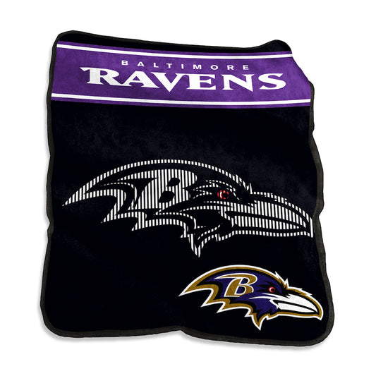 Baltimore Ravens Large Raschel blanket