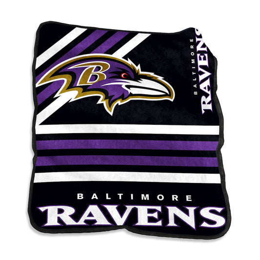 Baltimore Ravens Raschel throw blanket