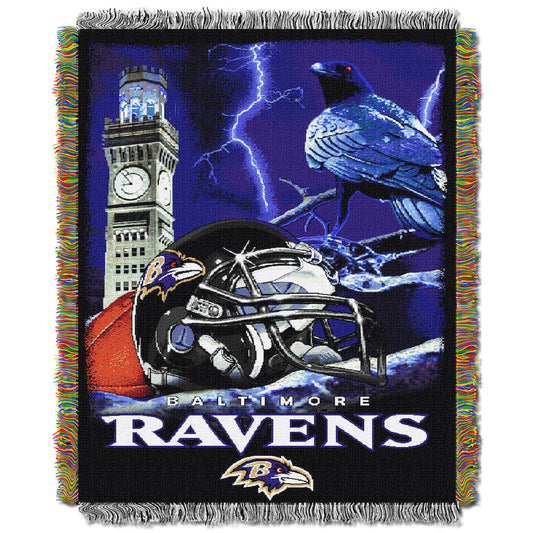 Baltimore Ravens woven home field tapestry
