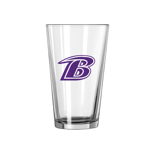 Baltimore Ravens pint glass