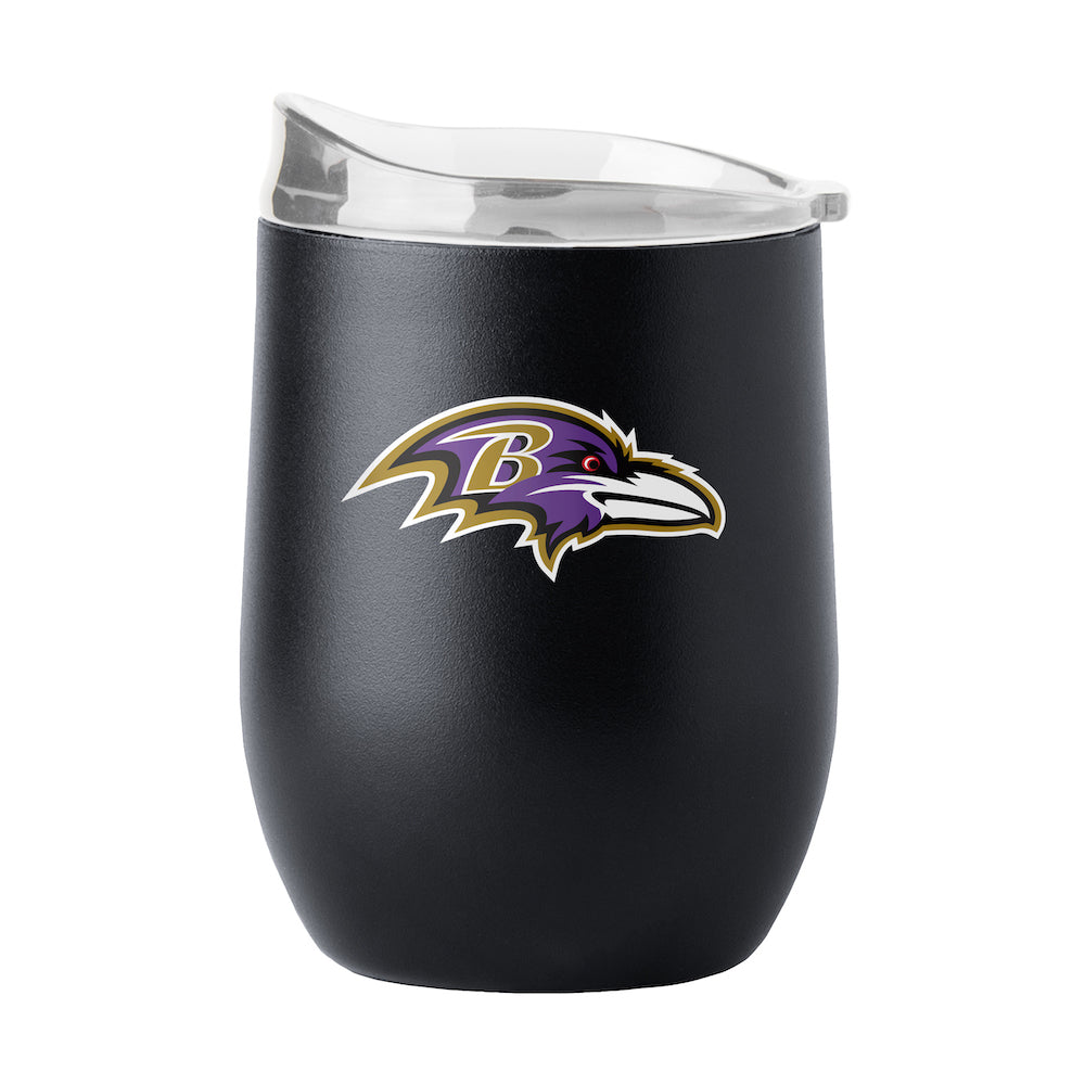 Baltimore Ravens curved drink tumbler