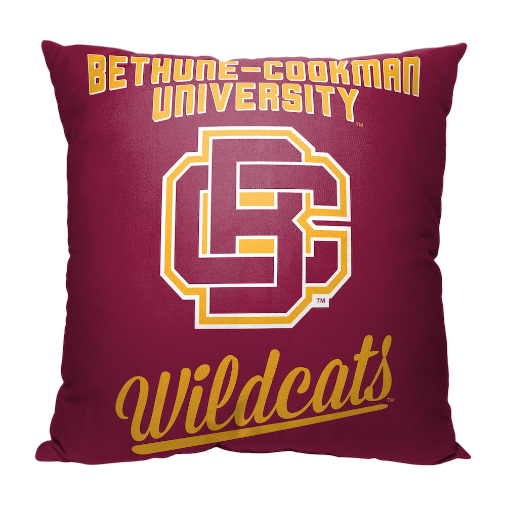 Bethune Cookman Wildcats OFFICIAL throw pillow