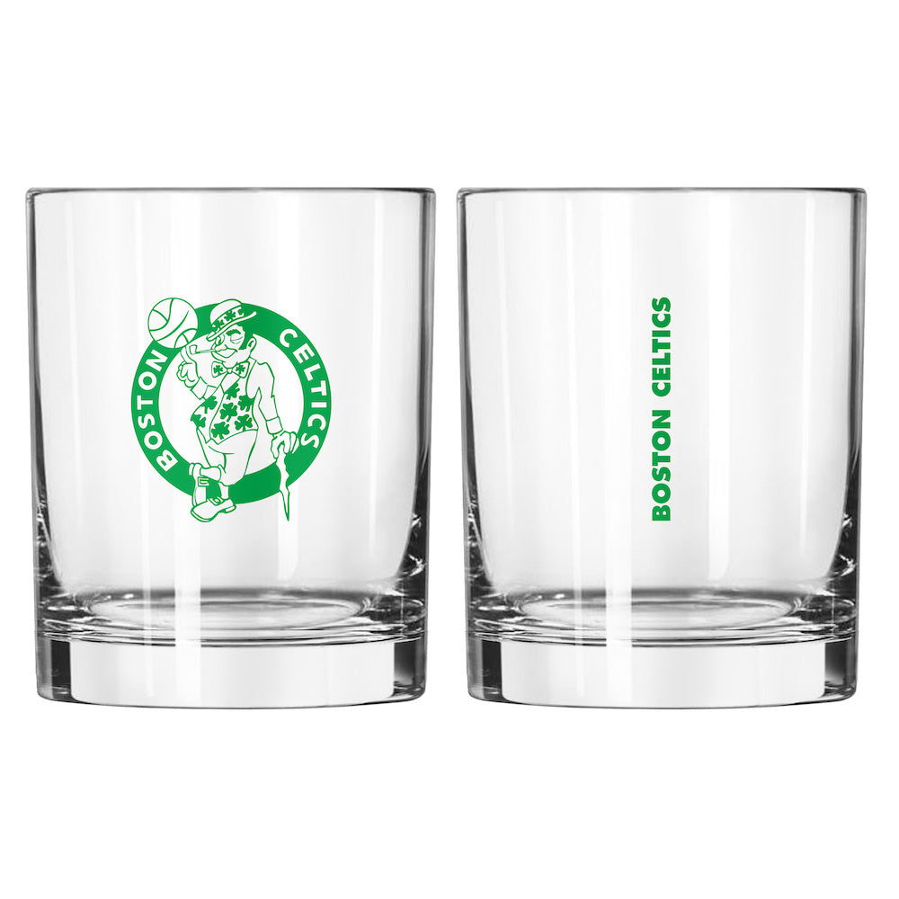 Boston Celtics Rocks Glass