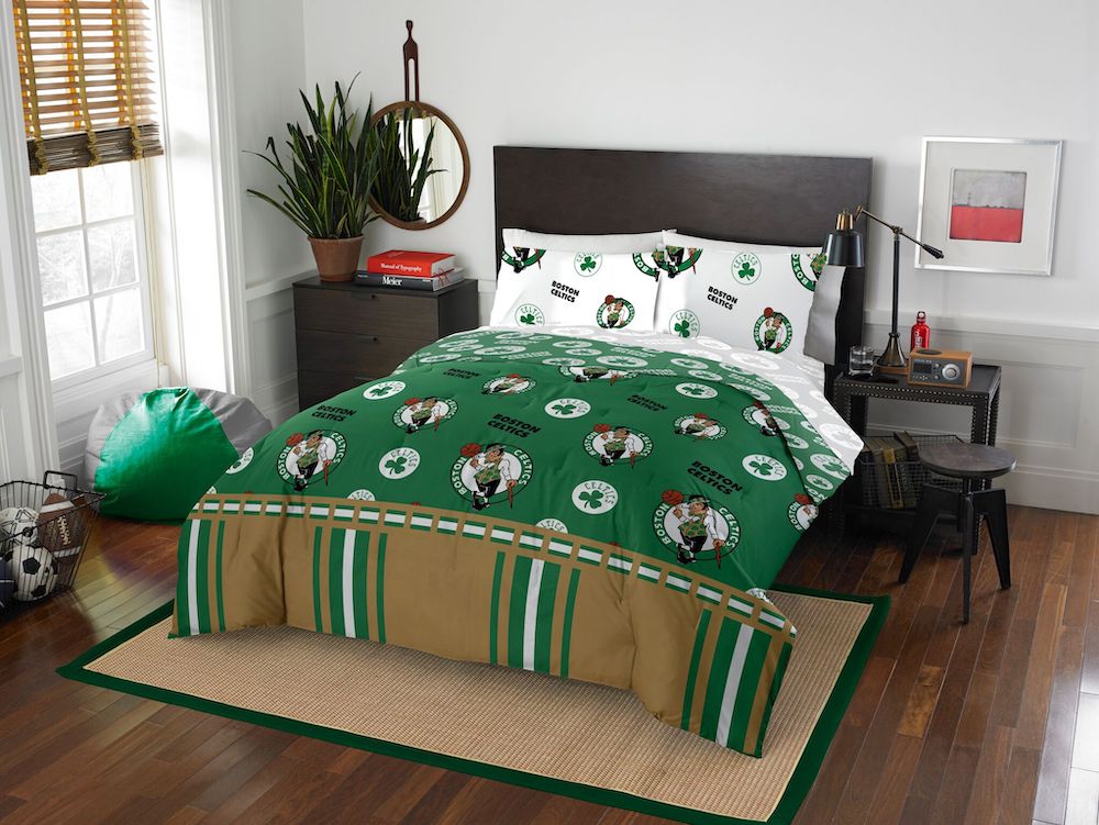 Boston Celtics full size bed in a bag