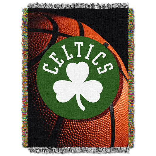Boston Celtics woven photo tapestry