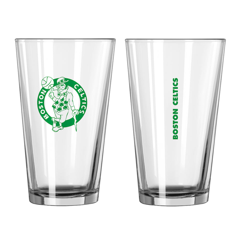 Boston Celtics pint glass