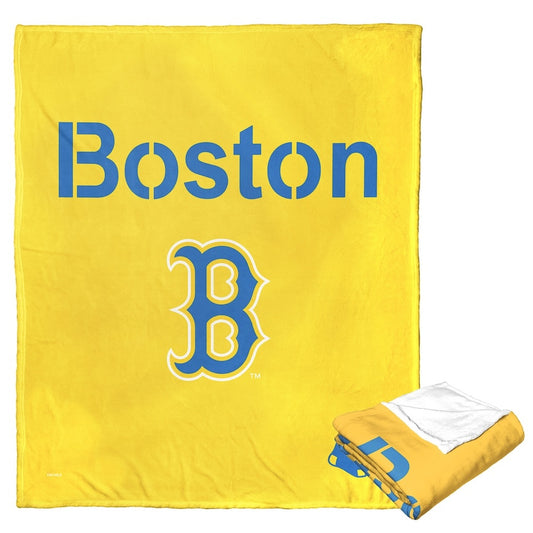 Boston Red Sox CITY CONNECT silk touch throw blanket