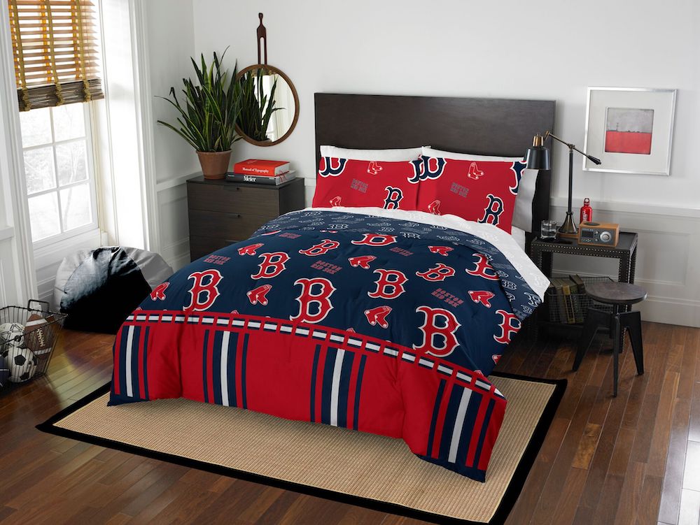 Boston Red Sox full size bed in a bag