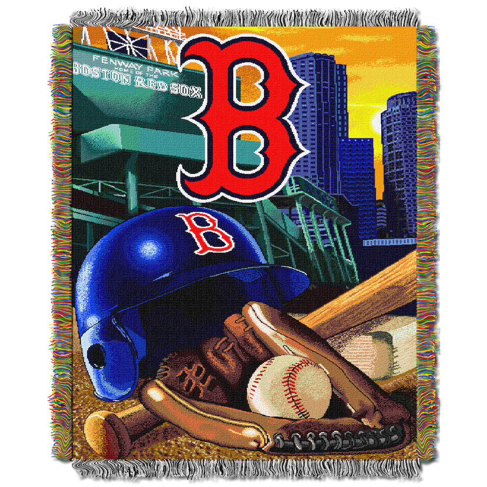 Boston Red Sox woven home field tapestry