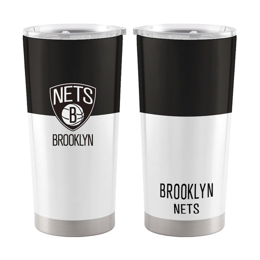 Brooklyn Nets 20 oz color block travel tumbler