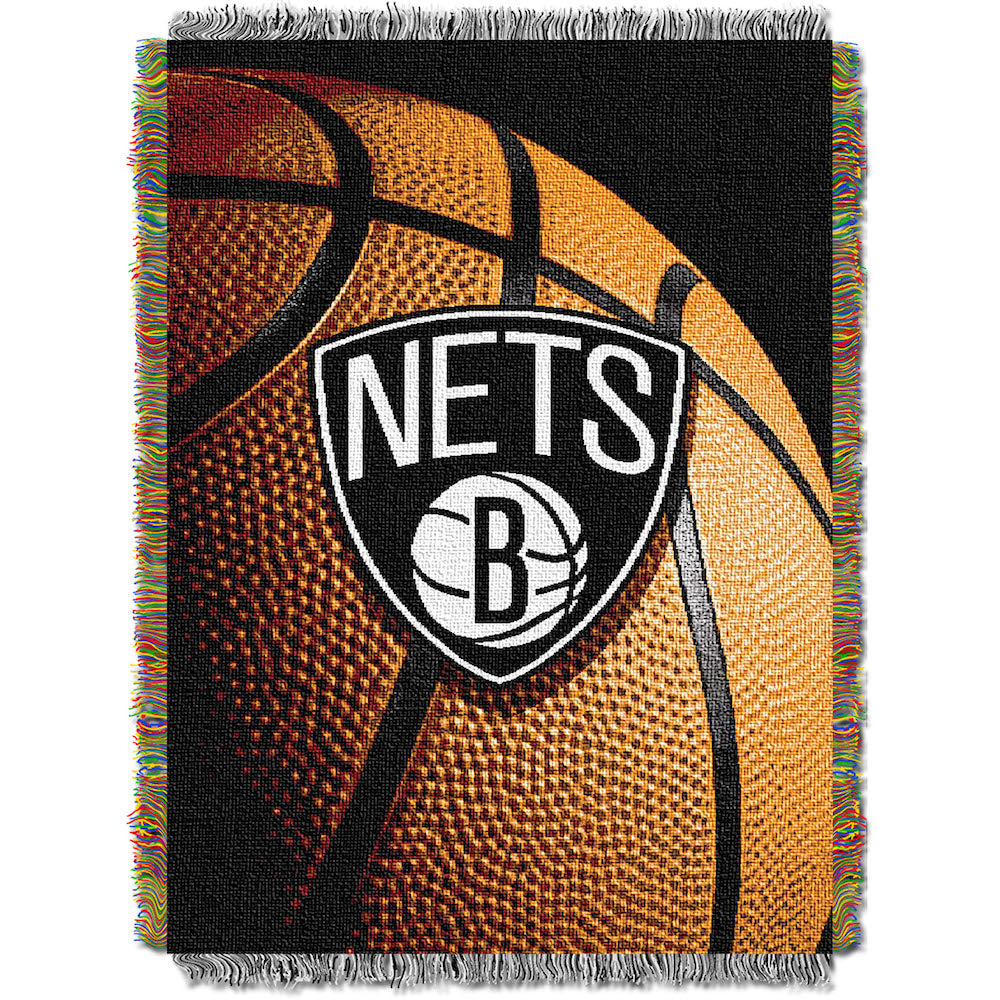 Brooklyn Nets woven photo tapestry