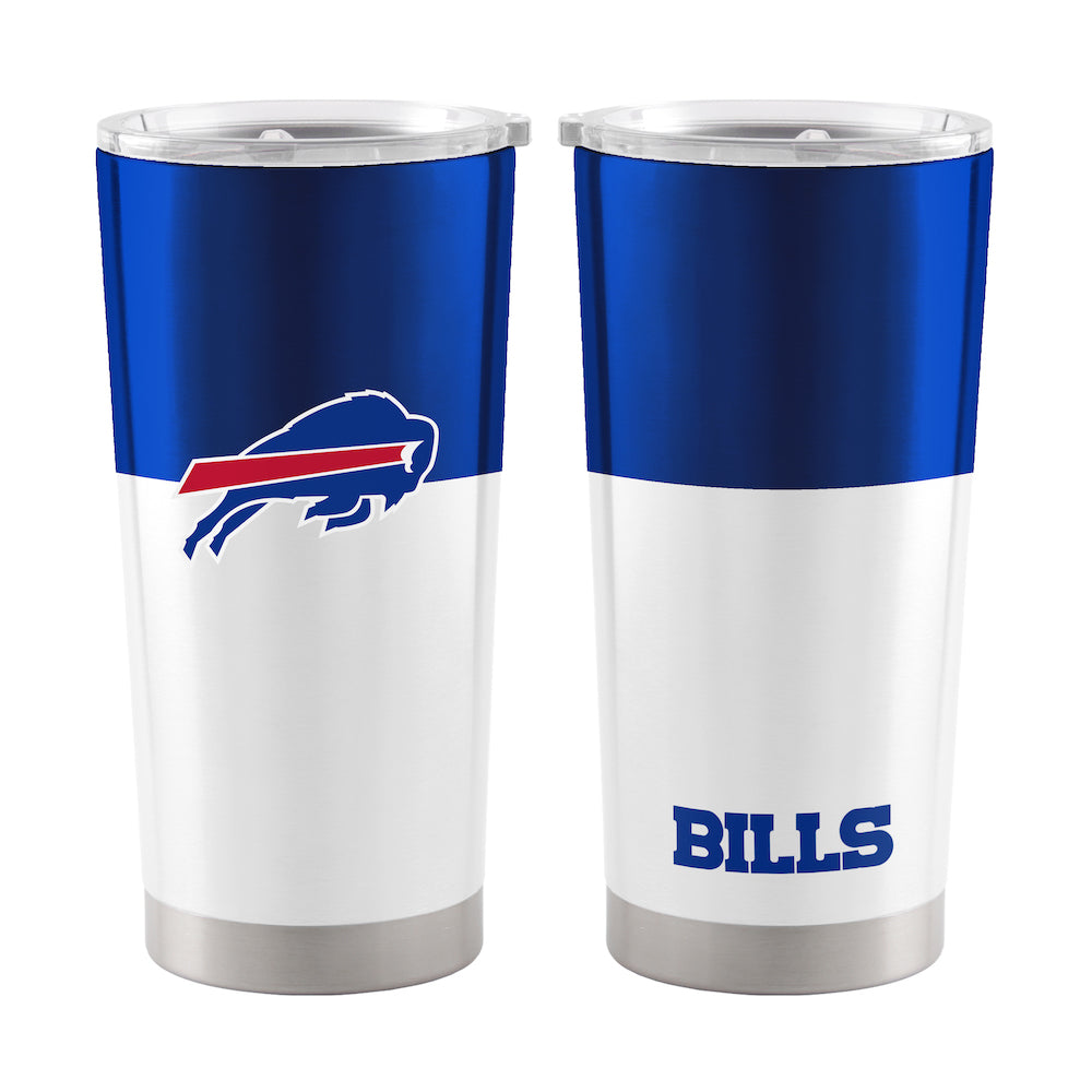 Buffalo Bills 20 oz color block travel tumbler