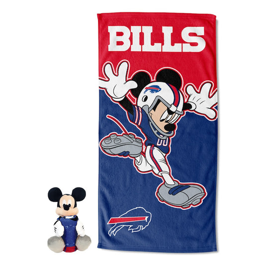 Buffalo Bills Mickey Mouse Hugger and Towel