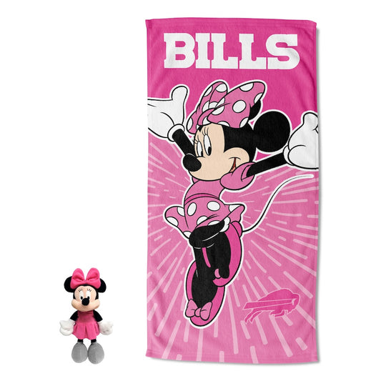 Buffalo Bills Minnie Mouse Hugger and Towel