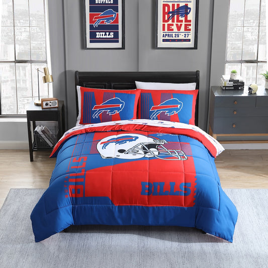 Buffalo Bills full size bed in a bag