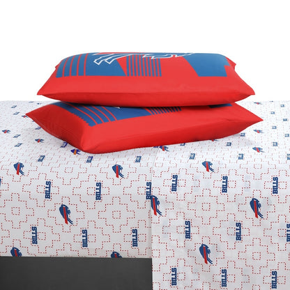 Buffalo Bills bed in a bag sheets