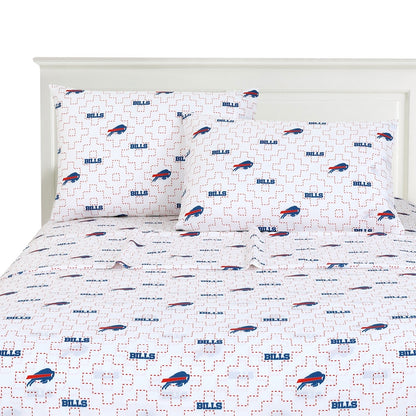 Buffalo Bills logo bedsheet set