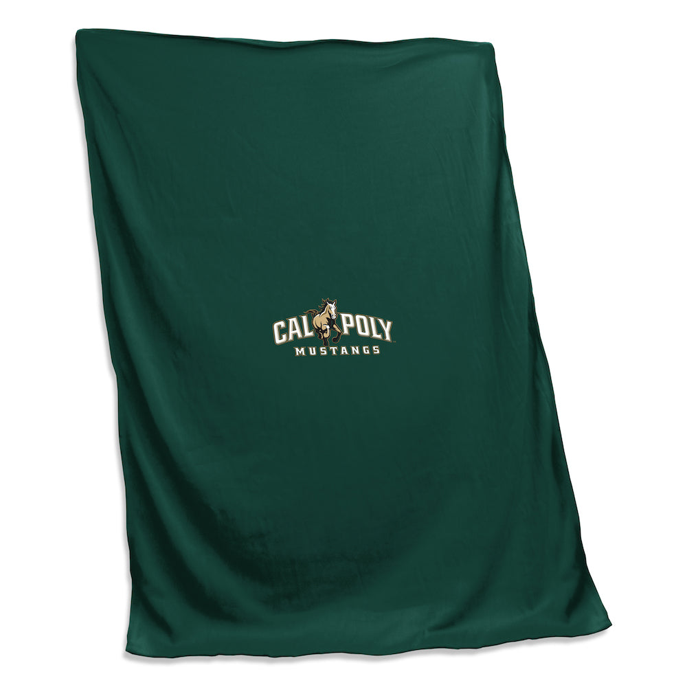 Cal Poly Mustangs Sweatshirt Blanket