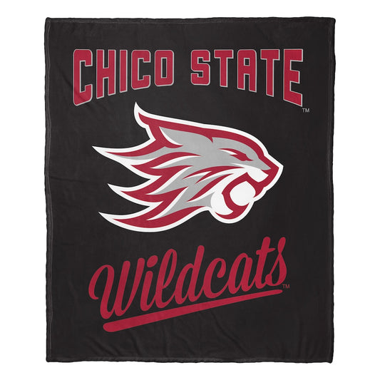 Cal State Chico Wildcats official silk touch throw blanket