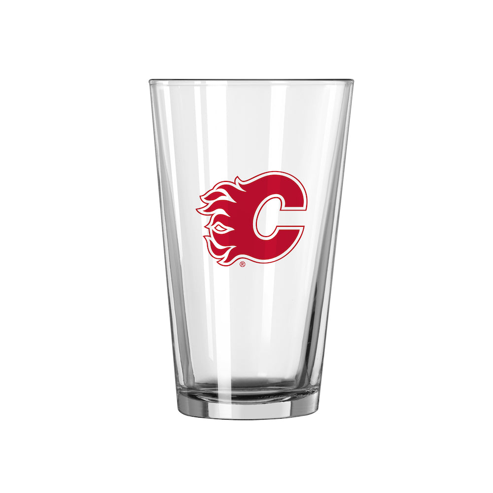Calgary Flames pint glass