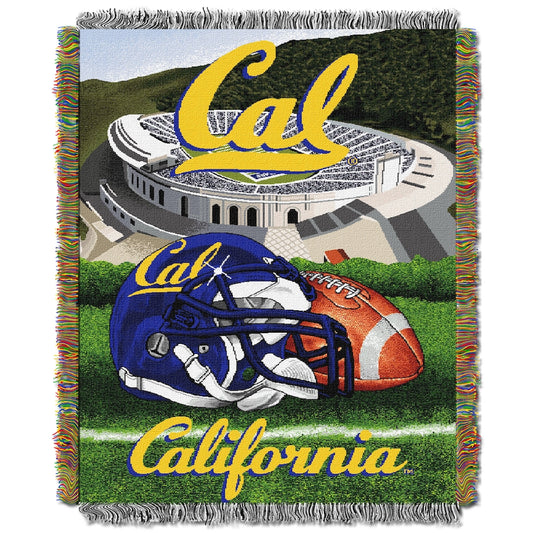 California Golden Bears woven home field tapestry