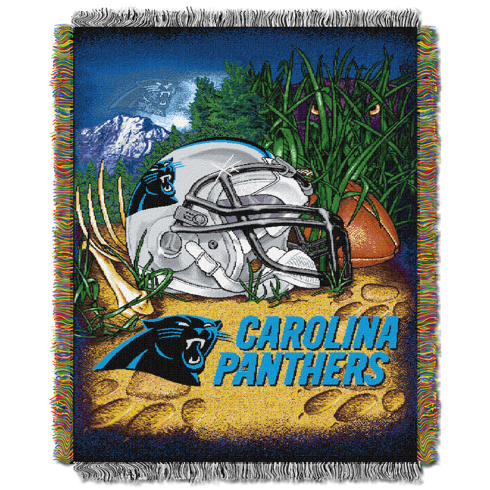 Carolina Panthers woven home field tapestry