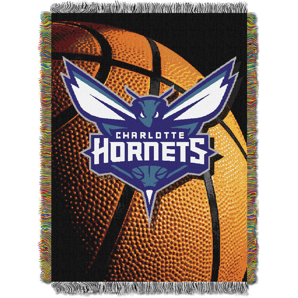 Charlotte Hornets woven photo tapestry
