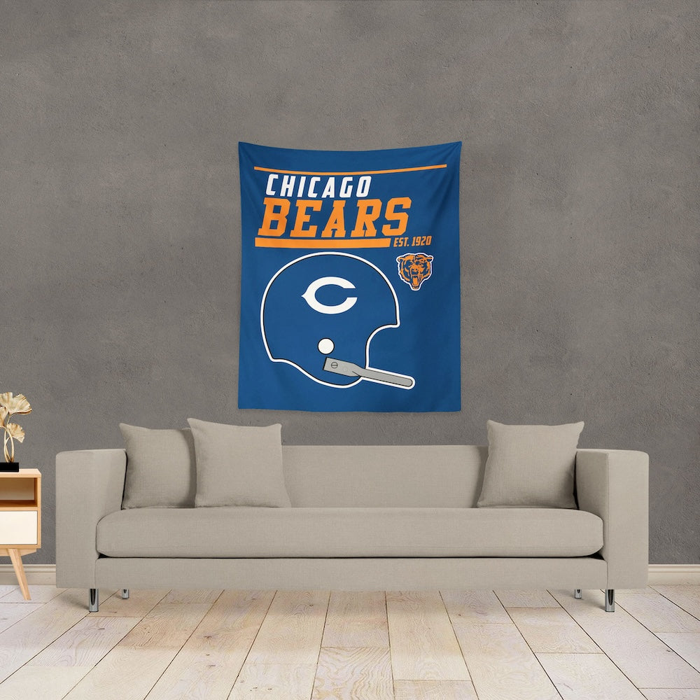 Chicago Bears Premium Throwback Wall Hanging 3