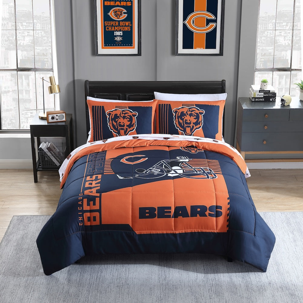 Chicago Bears full size bed in a bag