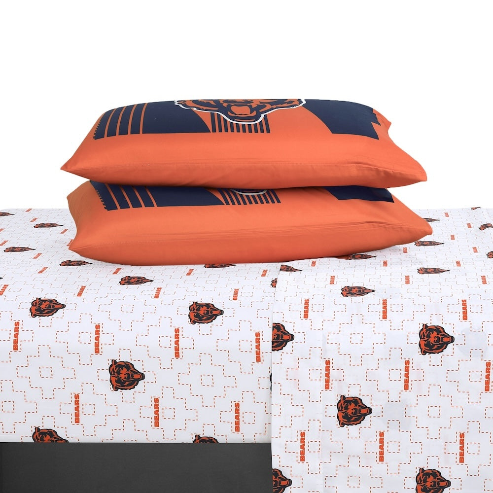 Chicago Bears bed in a bag sheets