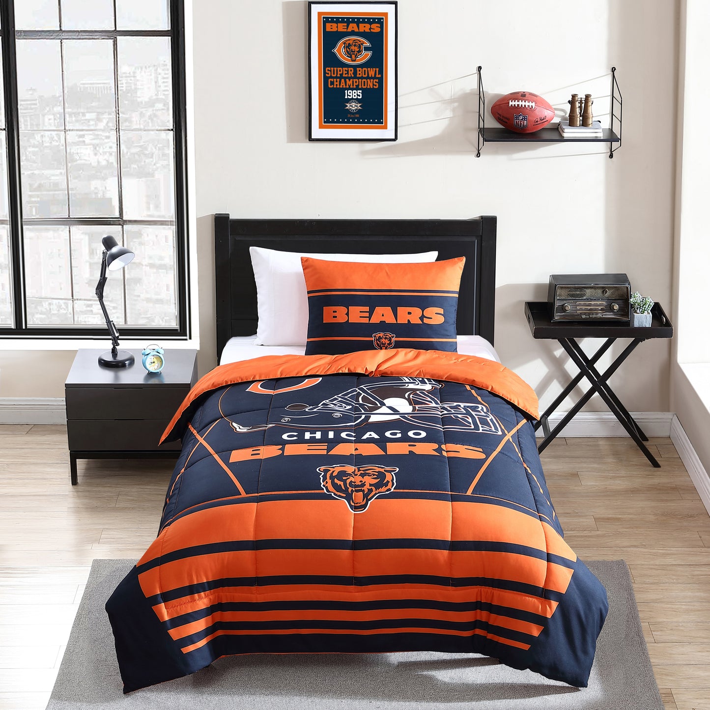 Chicago Bears twin size comforter set