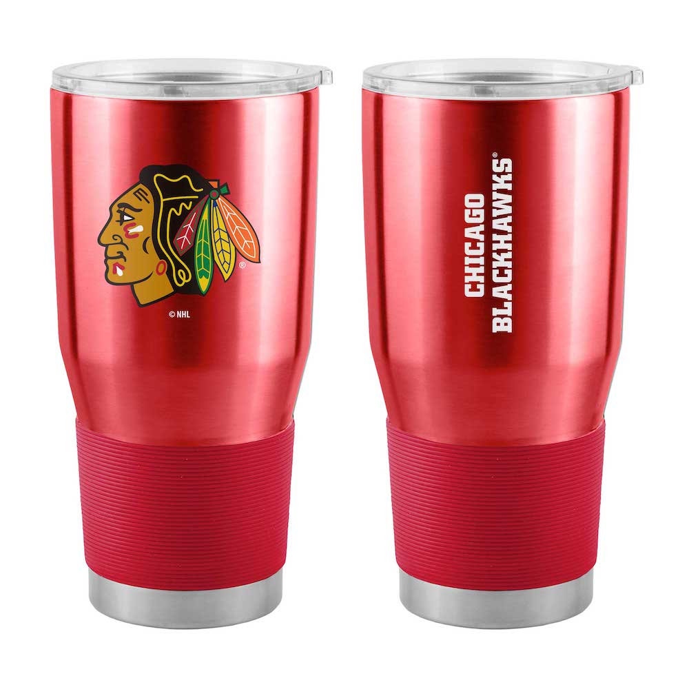 Chicago Blackhawks 30 oz stainless steel travel tumbler