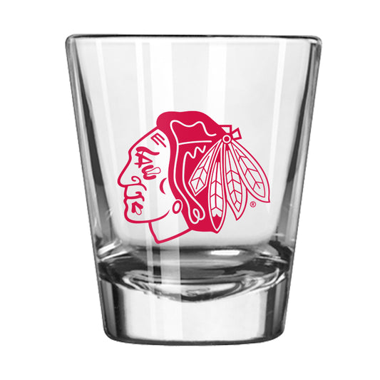 Chicago Blackhawks shot glass