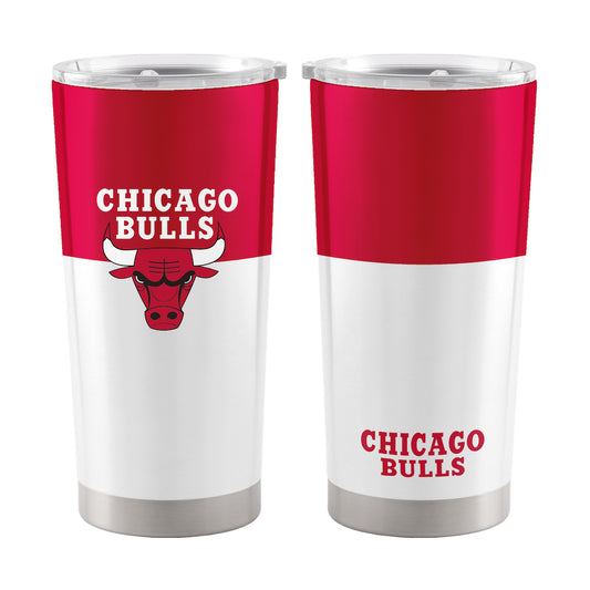 Chicago Bulls 20 oz color block travel tumbler