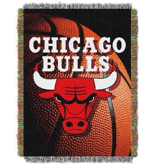Chicago Bulls woven photo tapestry