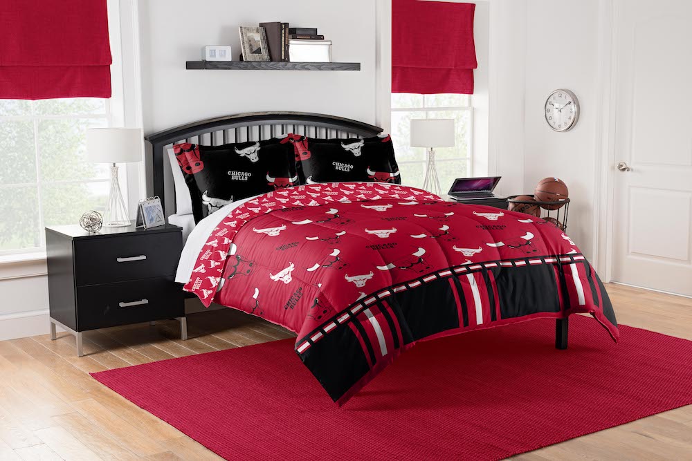 Chicago Bulls queen size bed in a bag