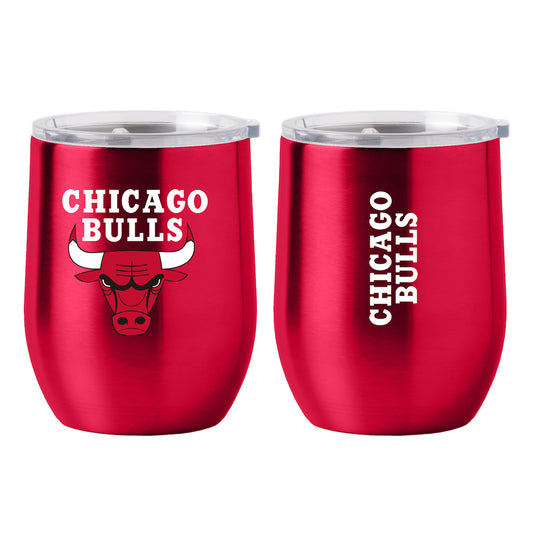 Chicago Bulls stainless steel curved drink tumbler