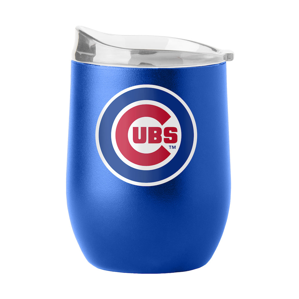Chicago Cubs curved drink tumbler