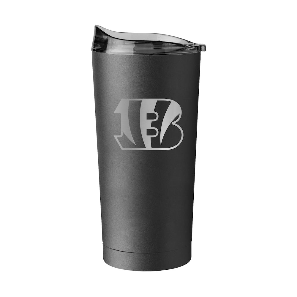 Cincinnati Bengals 20 oz black etch travel tumbler