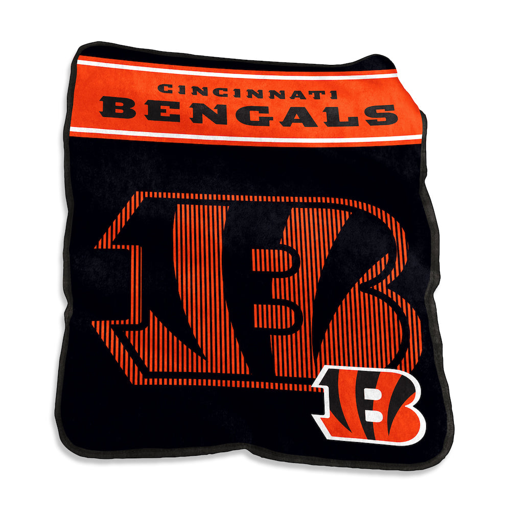 Cincinnati Bengals Large Raschel blanket