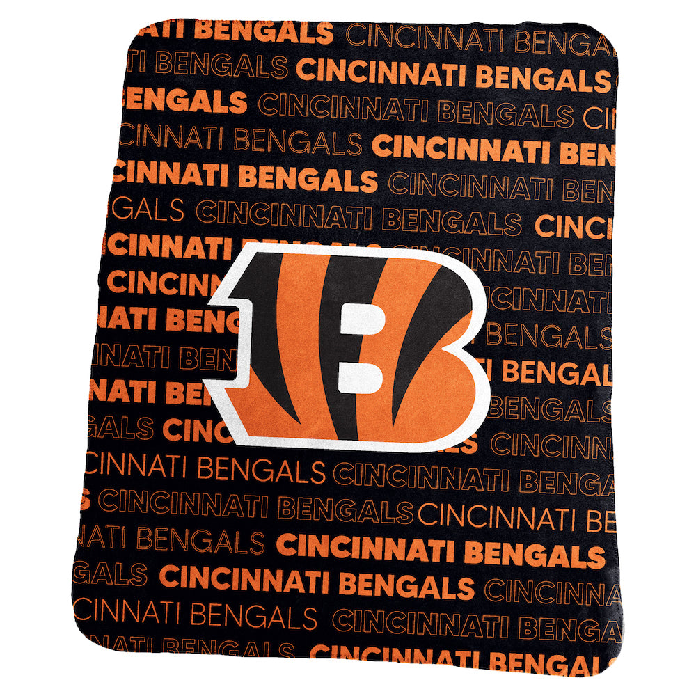 Cincinnati Bengals Classic Fleece Blanket