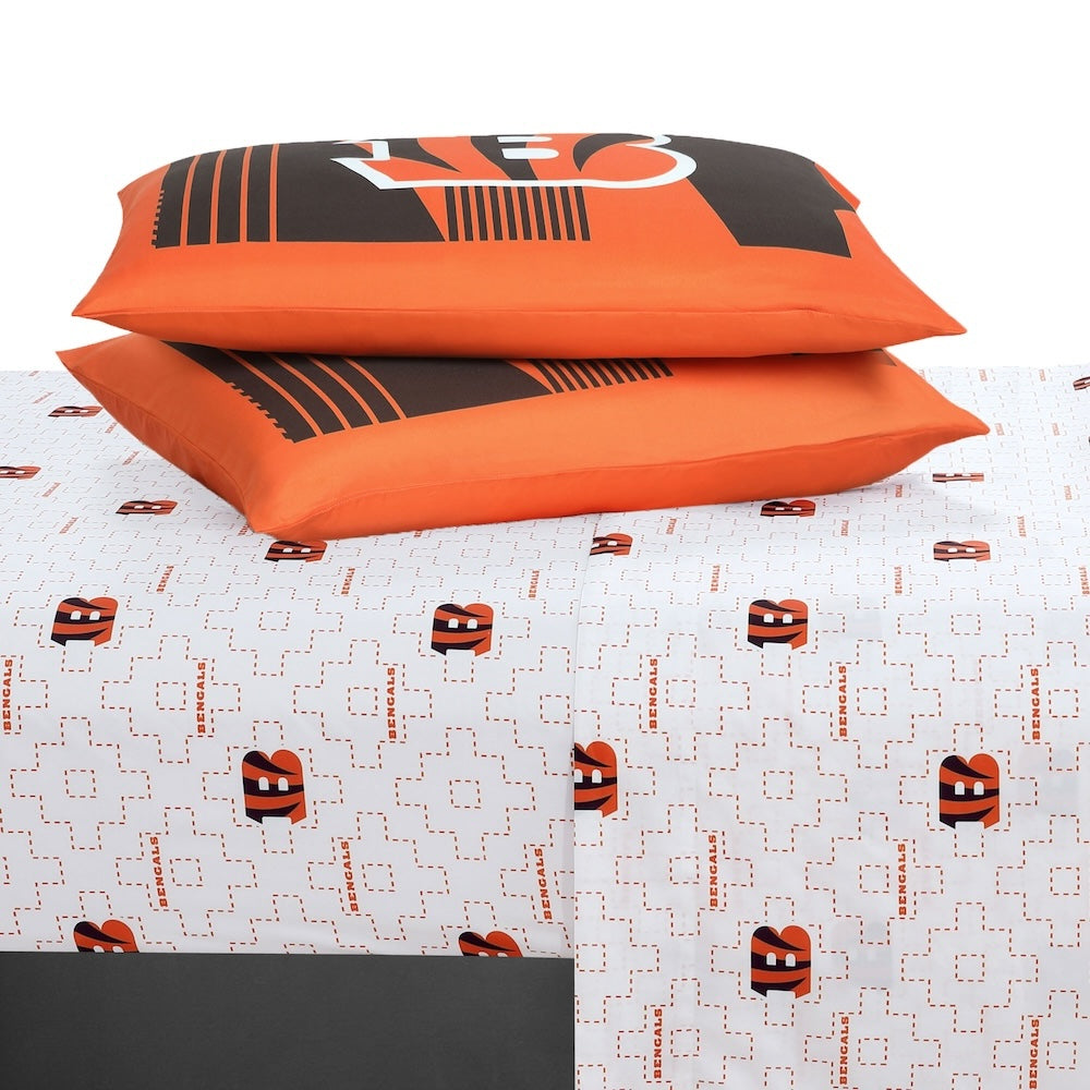 Cincinnati Bengals bed in a bag sheets
